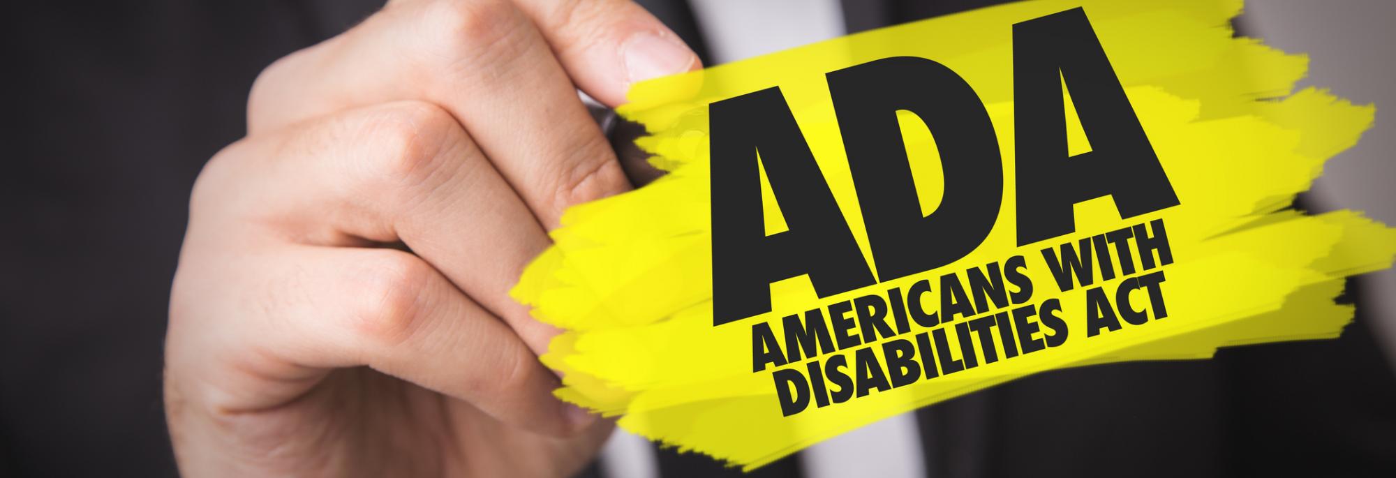 ADA - Americans With Disabilities Act